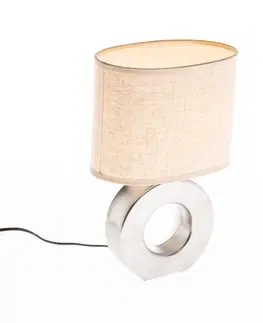 Stolove lampy Moderne tafellamp grijs E27 - Tohu