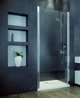 Sprchovacie kúty HOPA - Bezrámové sprchové dvere SINCO - Farba rámu zásteny - Hliník chróm, Rozmer A - 90, Smer zatváranie - Univerzálny Ľavé / Pravé, Výplň - Číre bezpečnostné sklo - 6 mm, Výška - 195 BCSIN90