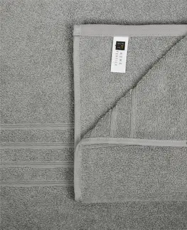 Uteráky Bavlnený uterák a osuška, Finer sivý 70 x 140 cm