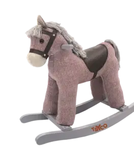 Drevené hračky TRYCO - Hojdací kôň Milo Pink, malý (18m+)