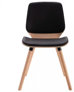 Jedálenské stoličky a kreslá Jedálenská stolička 2 ks Dekorhome Čierna / hnedá