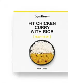 Hotové jedlá GymBeam FIT Kuracie kari s ryžou Ready to eat 6 x 420 g