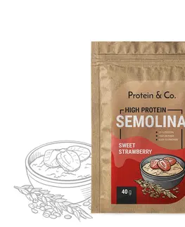 Zdravé potraviny Protein & Co. Proteínová krupicová kaša 40 g PRÍCHUŤ: Natural