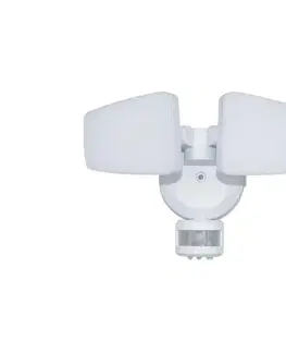 Svietidlá  LED Vonkajší reflektor so senzorom LED/24W/230V 3000/4000/6000K IP54 biela 