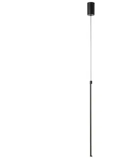 Svietidlá Redo Redo 01-3116 - LED Luster na lanku TABOO LED/9W/230V čierna 