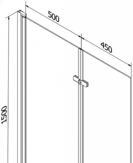 Sprchové dvere MEXEN/S - Vega obdĺžniková vaňa 180 x 80 cm s panelom + vaňová zástena 100 cm, transparent, zlatá 550118080X9210025000