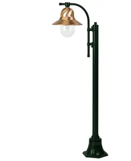 Verejné osvetlenie K.S. Verlichting Tyčové svietidlo Toscane 1-light 150 cm, zelené