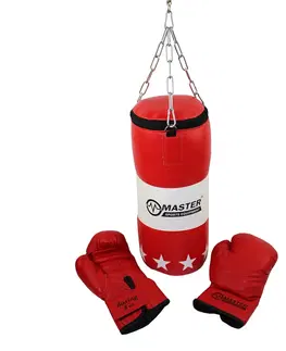 Boxovacie vrecia a hrušky Boxovací set detský MASTER - vrece + rukavice