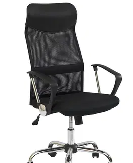 Kancelárske stoličky K-025 kancelárske kreslo, čierne