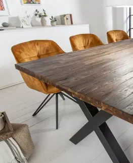 Jedálenské stoly Jedálenský stôl TALOS Dekorhome 200x100x77 cm