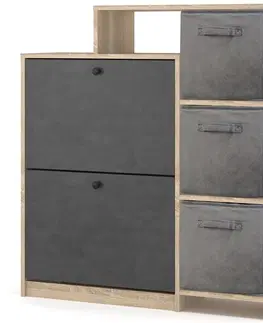 Úložné boxy NABBI Catamo skladací úložný box sivá