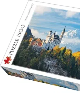 Hračky puzzle TREFL - Puzzle Bavorské Alpy 1500