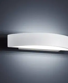 Nástenné svietidlá Helestra Helestra Yona – nástenné LED svetlo, biele 27,5 cm