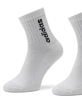 Pánske ponožky Adidas Linear Vertical Logo Half-Crew Cushioned S