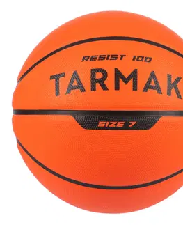 basketbal Basketbalová lopta R100 veľkosť 7 oranžová