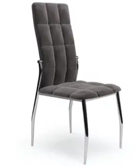 Čalúnené stoličky Stolička W153 šedá