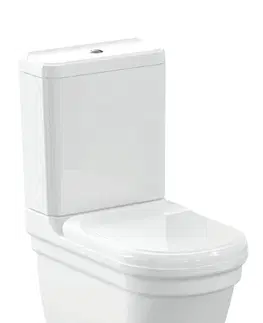 Kúpeľňa SAPHO - ANTIK WC kombi, spodný/zadný odpad, biela WCSET08-ANTIK