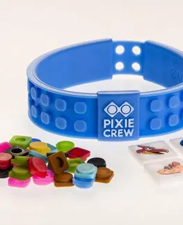 Kreatívne a výtvarné hračky PIXIE CREW - Kreatívny DINO náramok modrý