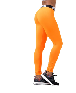 Dámske klasické nohavice Dámské legíny Nebbia Squad Hero Scrunch Butt 528 Orange - M