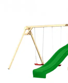 Hracie veže Detské ihrisko so šmýkačkou Dekorhome Zelená