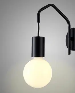 Lampy do obývačky Basso Svietniková lampa 1x40w E27 Čierna matná