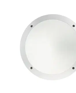 Svietidlá Ideal Lux - Vonkajšie stropné svietidlo 1xE27/23W/230V biela