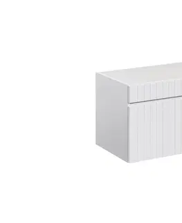Kúpeľňový nábytok ArtCom Kúpeľňová skrinka s umývadlom a doskou ICONIC White DU80/1 | 80 cm