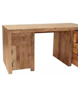 Písacie a pracovné stoly Písací stôl Hina 160x76x80 z mangového dreva
