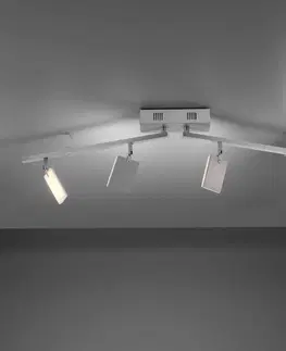 Stropné svietidlá PURE PURE Mira stropné svetlo 4-pl. diaľkové CCT hliník