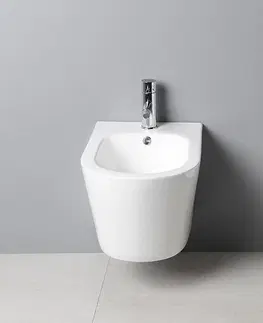 Kúpeľňa SAPHO - PACO bidet závesný, 36x52cm. biela PZ2012