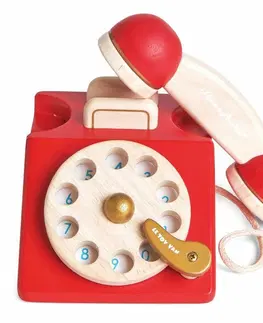 Drevené hračky Le Toy Van Telefón Vintage