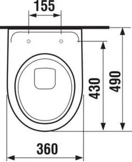 Záchody DEANTE Podstavný rám, pre závesné WC misy + SLIM tlačidlo chrom + WC JIKA LYRA PLUS + SEDADLO duraplastu SLOWCLOSE CST_WC01 051P LY5