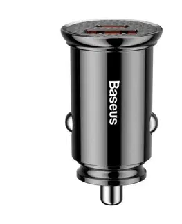 Nabíjačky k GPS BASEUS Circular nabíjačka do auta s 2 × USB CCALL-YD01, čierna