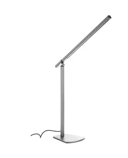 Stolové lampy na písací stôl NOWA GmbH Stolová LED lampa Marek, stmievateľná, strieborná