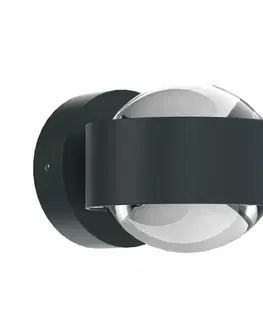 Bodové svetlá Top Light Puk Mini Wall, G9, číre šošovky, matná antracitová farba