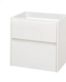 Kúpeľňový nábytok MEREO - Opto, kúpeľňová skrinka 61 cm, biela CN910S
