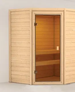 Sauny Interiérová fínska sauna 195 x 145 cm Dekorhome