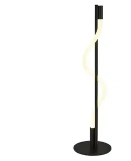 Lampy Searchlight Searchlight EU57212BK - LED Stolná lampa MARILYN LED/8W/230V čierna 