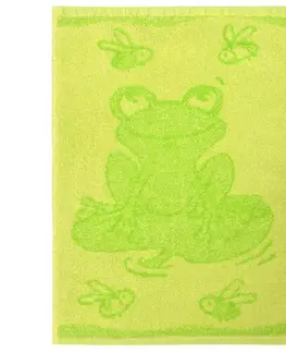 Uteráky Profod Detský uterák Frog green, 30 x 50 cm