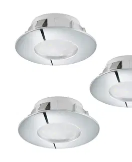 LED osvetlenie Eglo Eglo 95808 - SADA 3x LED podhľadové svietidlo PINEDA 1xLED/6W/230V 
