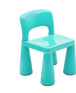 Dekorácie do detských izieb Detská sada stolček a dve stoličky NEW BABY mätová
