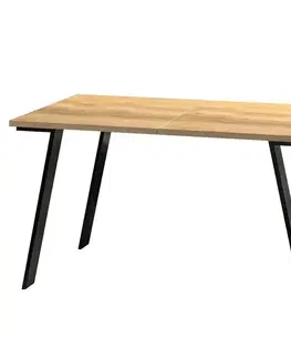 Jedálenské stoly Rozkladací stôl Liwia 130/210x80cm Dub Wotan