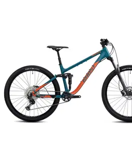 Bicykle Celoodpružený bicykel Ghost Kato FS Universal 27.5 - model 2024 Blue Grey/Orange Matt - XS (15", 156-164 cm)