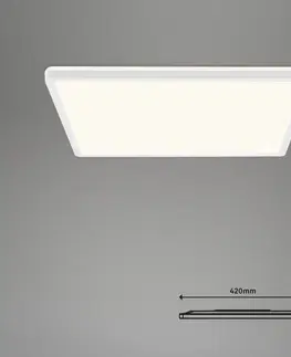 SmartHome stropné svietidlá Briloner LED stropné svietidlo Slim S stmievateľné CCT biele 42x42cm