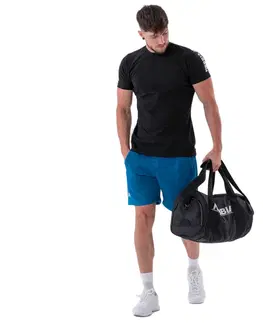 Pánske tričká Pánske športové tričko Nebbia „Essentials“ 326 Black - M