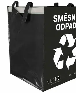 Odpadkové koše Sixtol Taška na triedený odpad SORT EASY MIXED, 36 l