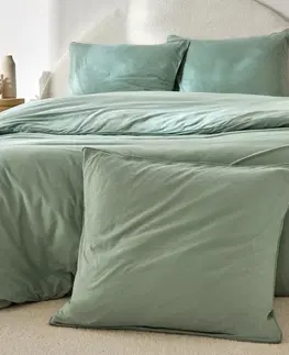 Bavlnené Bavlnená jednofarebná posteľná bielizeň s paspulou