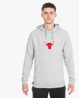 dresy Mikina s kapucňou 900 NBA Chicago Bulls unisex sivá