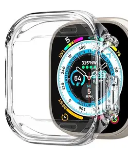 Príslušenstvo k wearables Spigen Ultra Hybrid ochranný kryt pre Apple Watch Ultra, transparentný