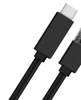 Predlžovacie káble  USB kábel USB-C 2.0 konektor 1m čierna 